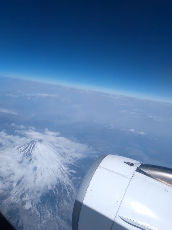 Mt. Fuji from above